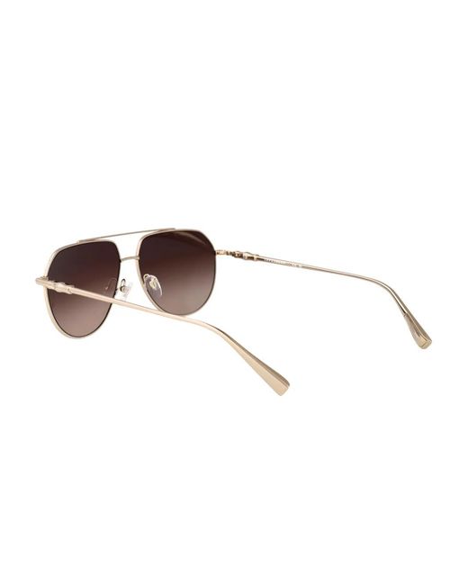 Longchamp Brown Pilot-Frame Sunglasses
