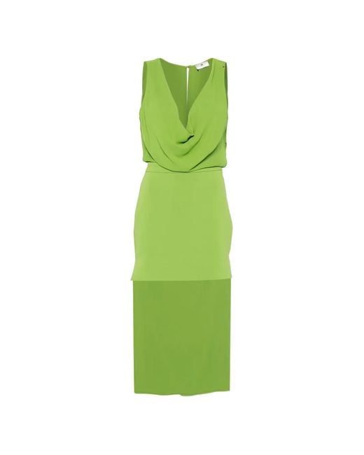 Elisabetta Franchi Green Dress