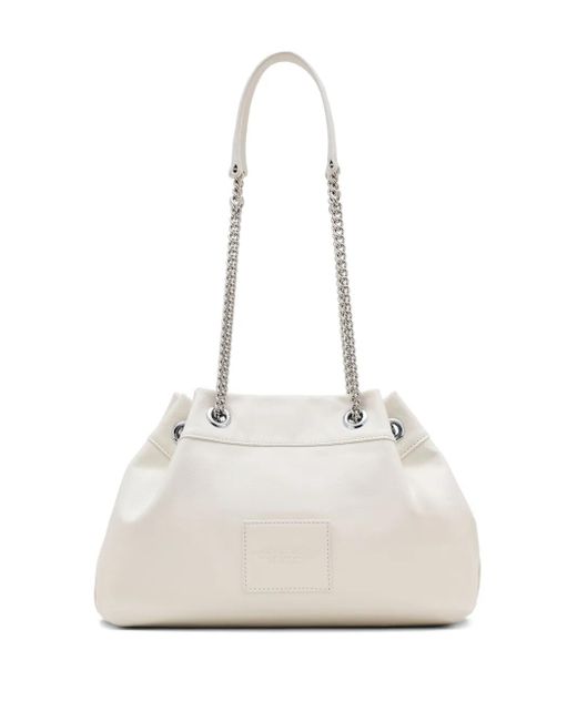 Marc Jacobs White The Leather Chain Sack Bag