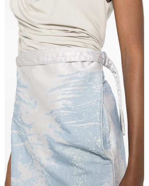 DIESEL White Belted Skirt