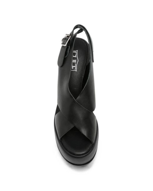 Cult Black Sandales Bjork À Brides Croisées