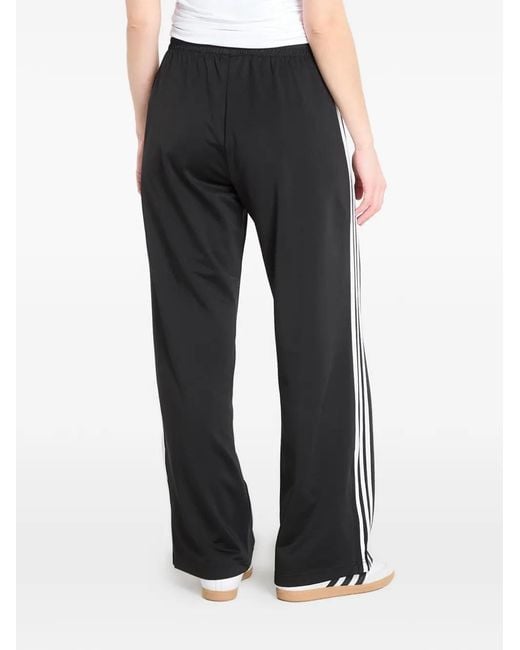 Adidas Black Side-Stripe Track Pants