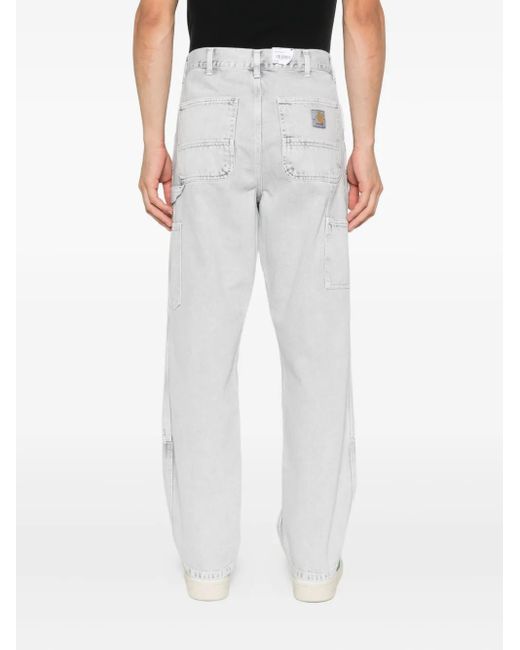 Carhartt Cargo Jeans Met Dubbele Knie in het White voor heren