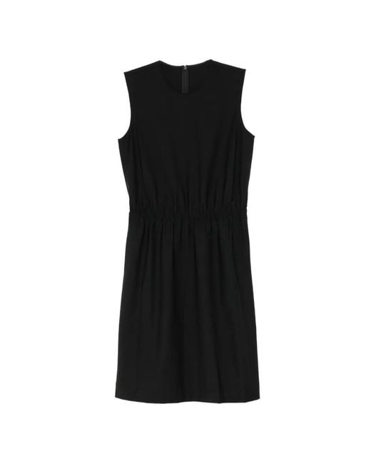 JNBY Black Robe Courte Sans Manches À Col Rond