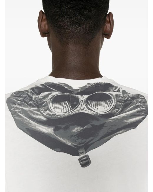 C P Company T-Shirt in het White voor heren