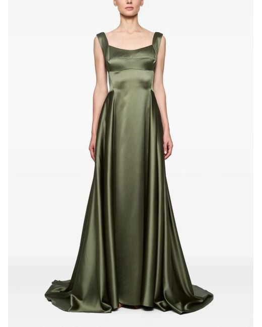 Atu Body Couture Vバック サテンドレス Green