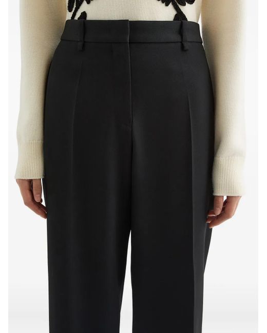 Jil Sander Black Wool Trousers