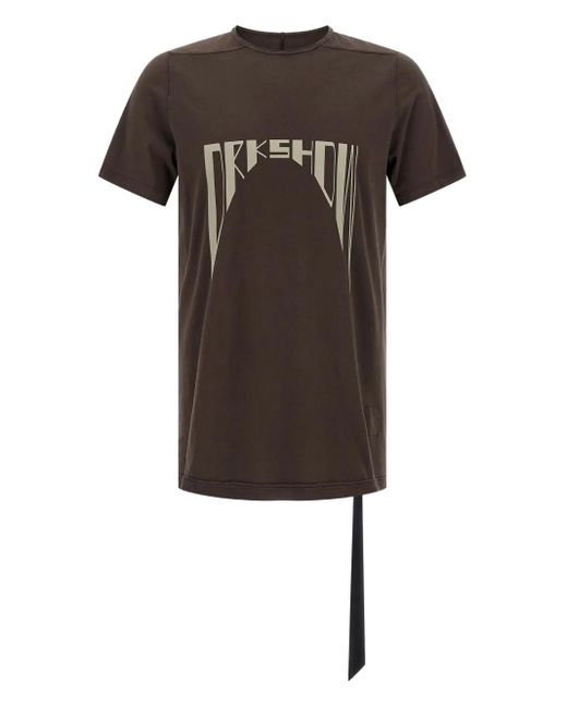 メンズ Rick Owens Level T Tシャツ Brown