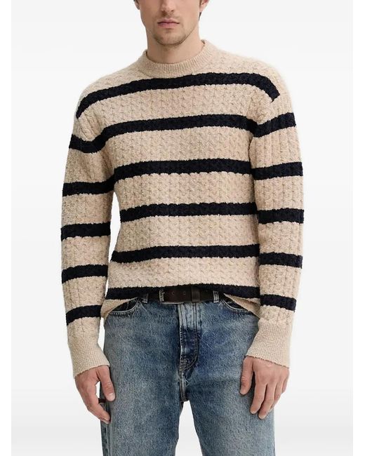 Pull À Rayures Filippa K pour homme en coloris Black