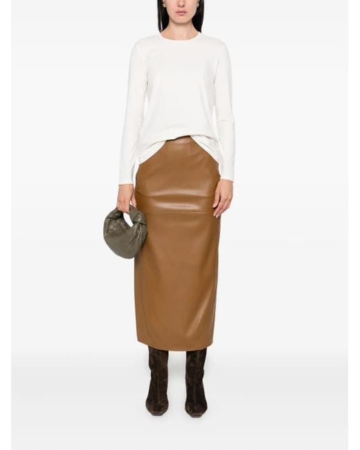 Max Mara White Long-Sleeve T-Shirt