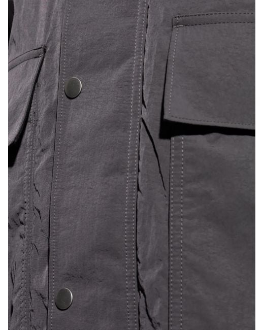 Theory Gray Utility Bomber Jacket for men