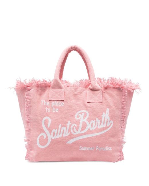 Vanity tote bag Mc2 Saint Barth de color Pink