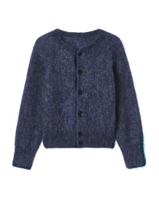 Y's Yohji Yamamoto ボタン カーディガン Blue