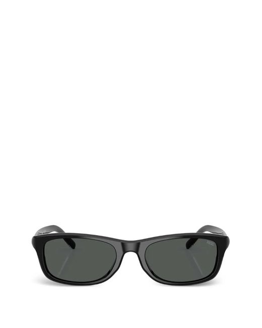DIESEL Gray Rectangle-Frame Sunglasses