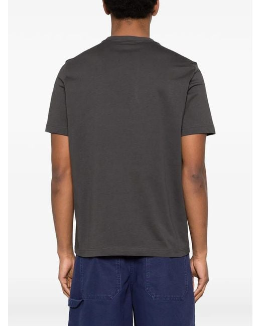 Paul Smith Black Zebra-Print T-Shirt for men