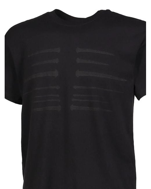 P.L.N. Black Halcyon Veil Cured T-Shirt for men
