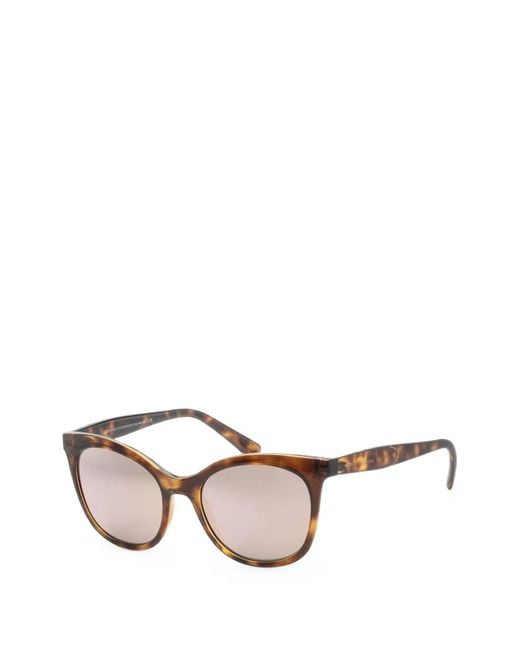 ARMANI EXCHANGE Brown Tortoiseshell-Effect Cat-Eye Frame Sunglasses