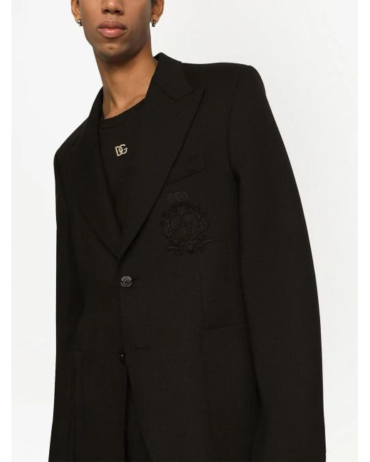 Dolce & Gabbana Black Classic Jacket for men