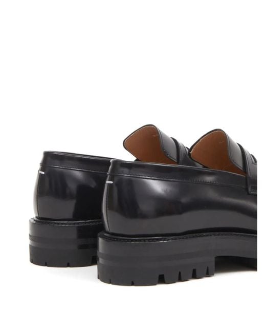 Maison Margiela Black Tabi County Moccasins