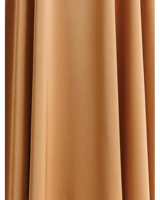 Gemy Maalouf Natural Embellished V-Neck Gown