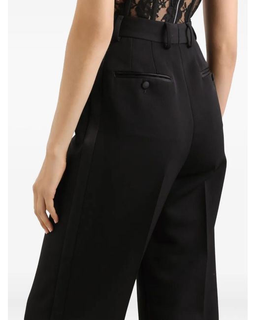 Dolce & Gabbana Black Button Trousers