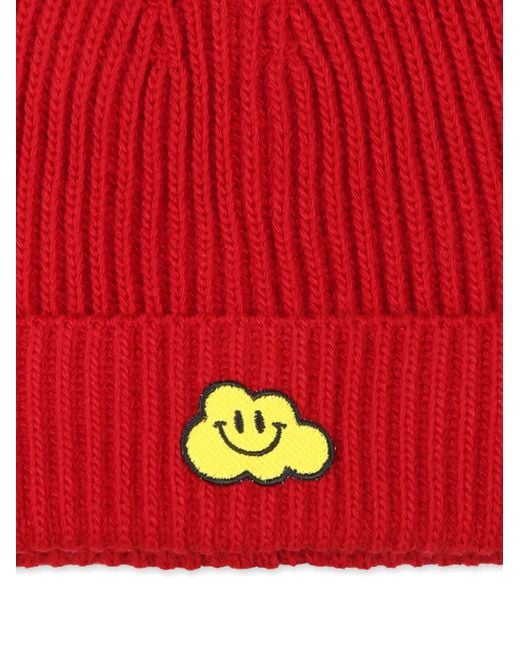 Ghayme Red Cloud-Appliqué Beanie for men