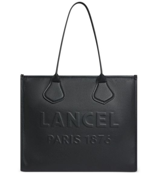 Lancel Black Large Jour De Leather Tote Bag