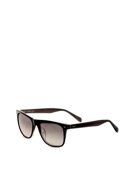 Fossil Metallic Lunettes De Soleil À Monture Carrée for men