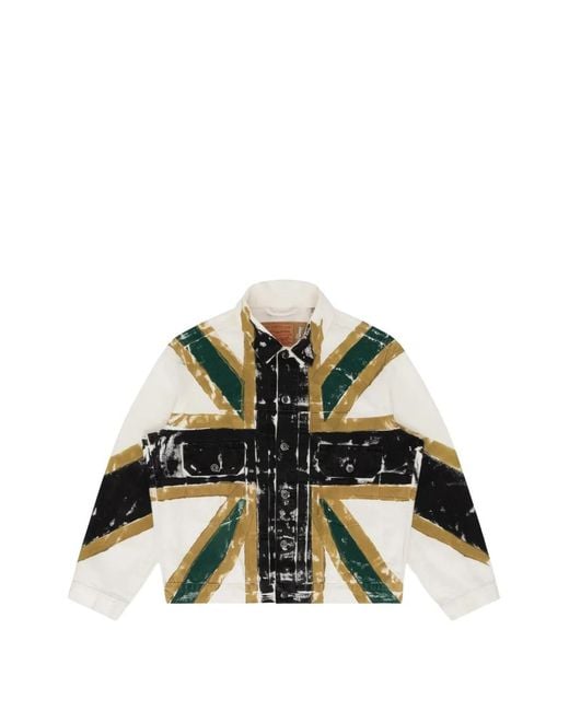 DENIM TEARS White Union Type-2 Jacket for men
