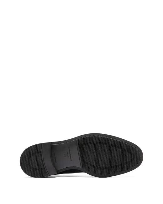 Officine Creative Black Lace-Up Derby Shoes for men