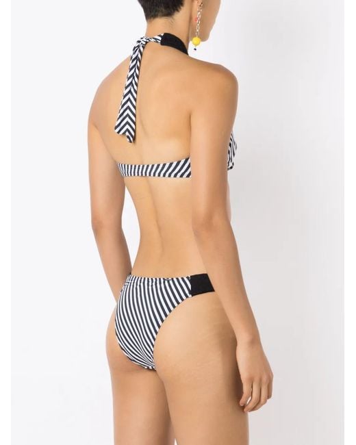 Bikini A Rayas Amir Slama de color Metallic