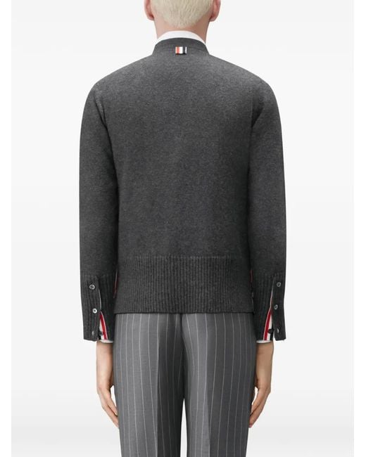 Thom Browne Button-Up Vest in het Gray voor heren