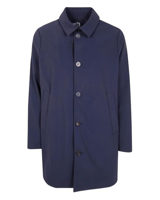Rrd Blue Winter Thermo Button-Fastening Jacket for men