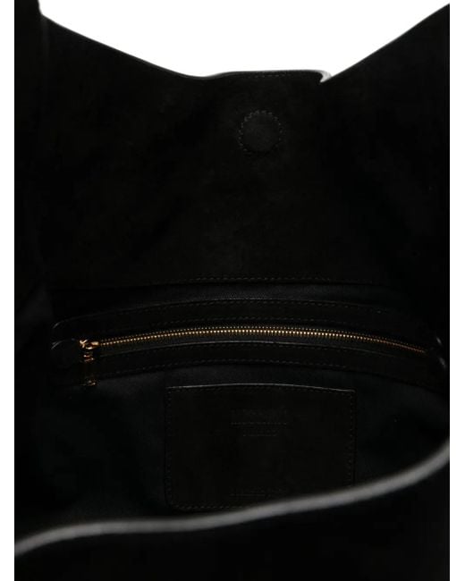 Moschino Black Logo-Lettering Tote Bag