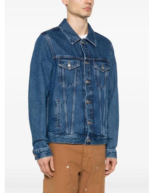 Palm Angels Blue Jackets for men