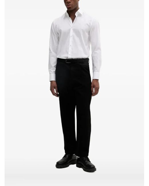 Boss White Long-Sleeve Shirt for men