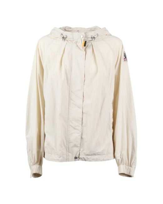 Parajumpers White Hooded Jacket