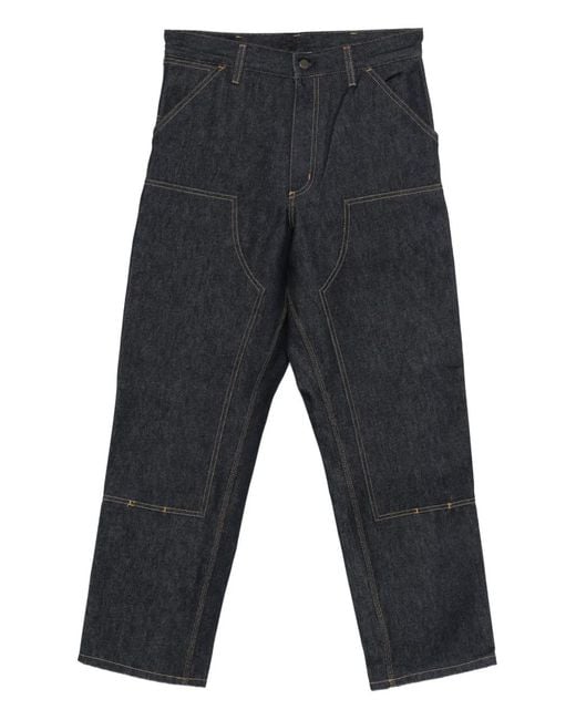 Carhartt Gray Panelled Jeans for men