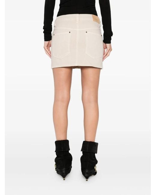 Isabel Marant Natural Paulina Mini Skirt