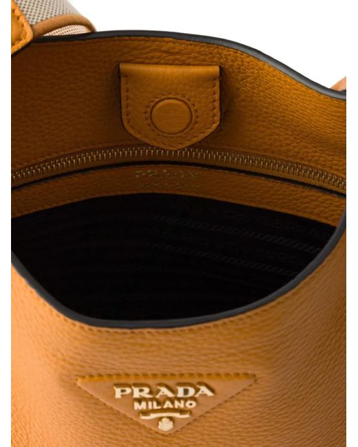 Borsa A Spalla Media di Prada in Brown