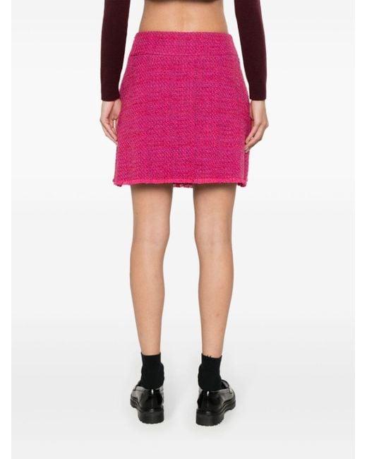 Minifalda de tweed Bonnie Ba&sh de color Pink