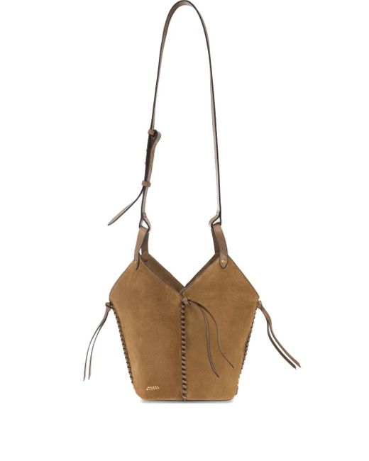 Isabel Marant Natural Tampa Mini Leather Tote Bag