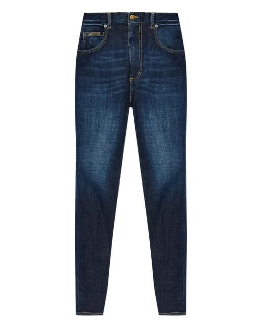 Vaqueros con placa del logo DSquared² de color Blue