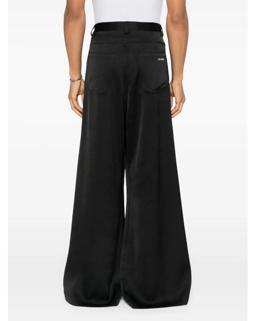 Societe Anonyme Black Wide-Leg Trousers