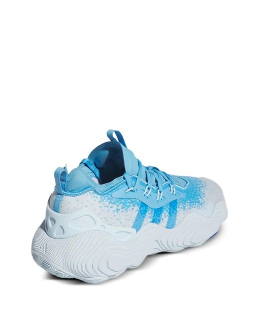 Adidas Blue Trae Young 3 Low Sneakers for men