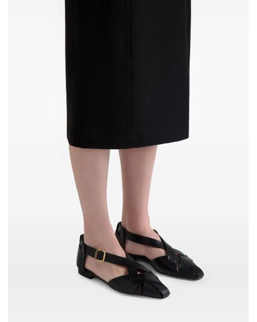 Pumps Sylt Con Punta Quadrata di Bally in Black