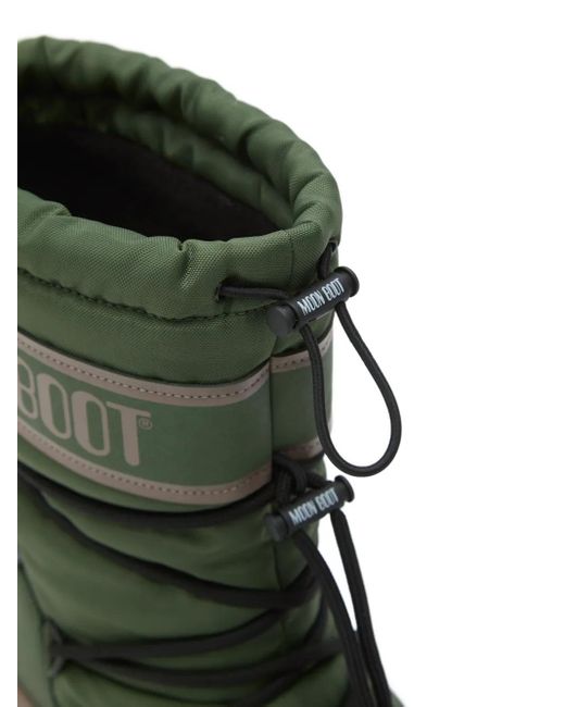 メンズ Moon Boot ドローストリング レインブーツ Green