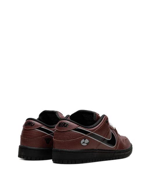 Nike Brown Sb Dunk Low Leather "Limosine Skateboard" Sneakers for men