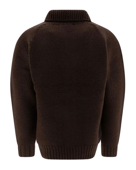 Nonnative Black Zip-Front Patch Pocket Cardigan for men