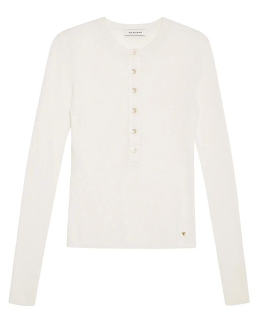 Anine Bing White Katrin Top